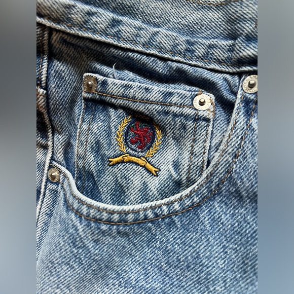 Vintage Tommy Hilfiger Big Logo Straight Jeans - Picture 4 of 9